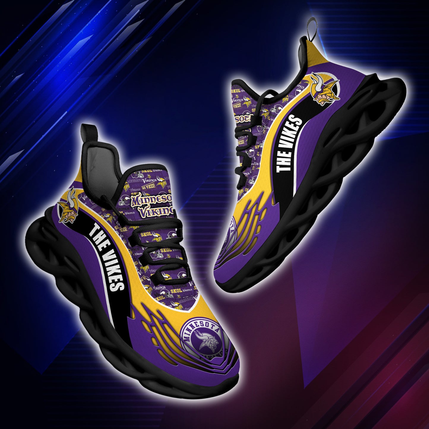 Minnesota Vikings Yezy Running Sneakers BB177