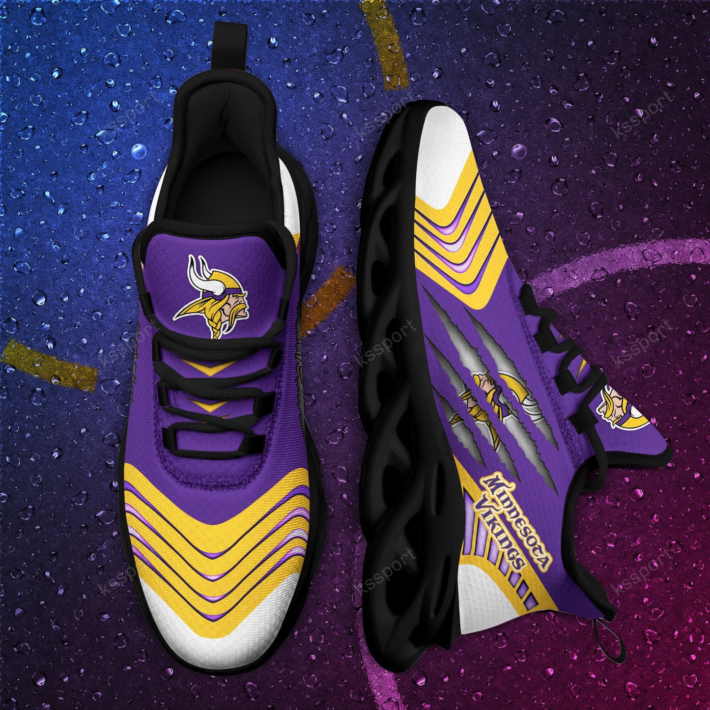 Minnesota Vikings Yezy Running Sneakers BB421