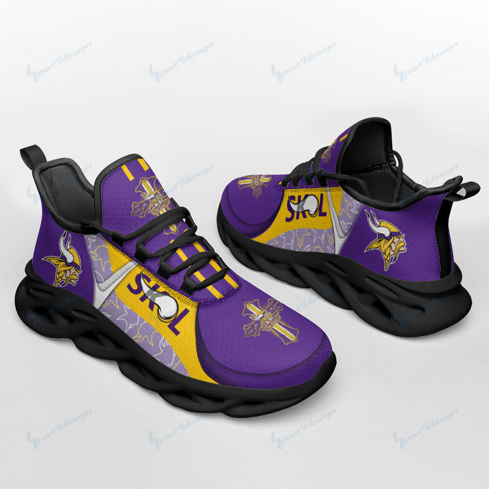 Minnesota Vikings Yezy Running Sneakers SPD116