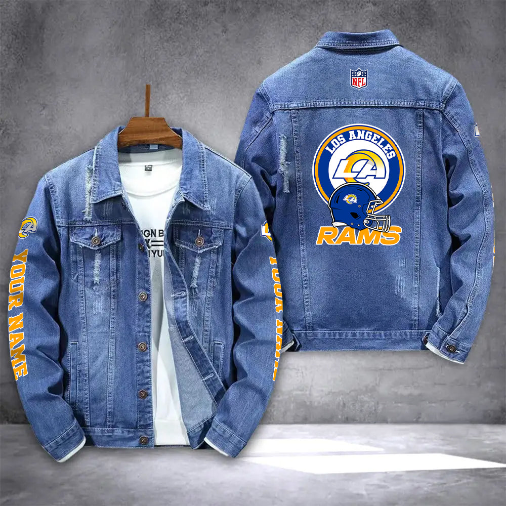 Los Angeles Rams Denim Jacket AZICOTADJ000056