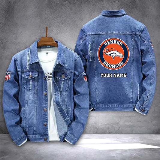 Denver Broncos Denim Jacket AZICOTADJ000070