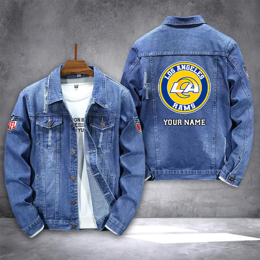 Los Angeles Rams Denim Jacket AZICOTADJ000088