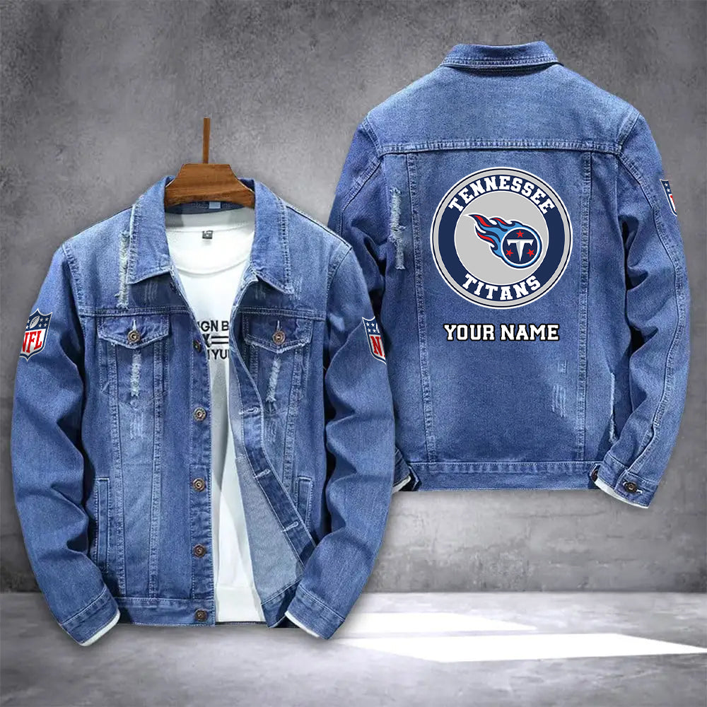 Tennessee Titans Denim Jacket AZICOTADJ000078
