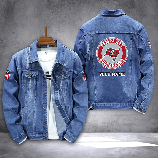 Tampa Bay Buccaneers Denim Jacket AZICOTADJ000091