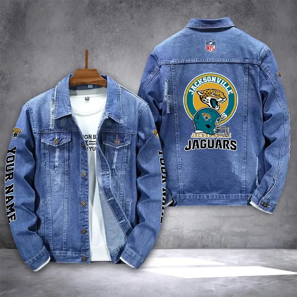 Jacksonville Jaguars Denim Jacket AZICOTADJ000047