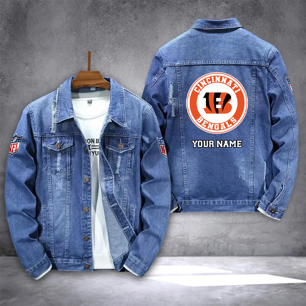Cincinnati Bengals Denim Jacket AZICOTADJ000075