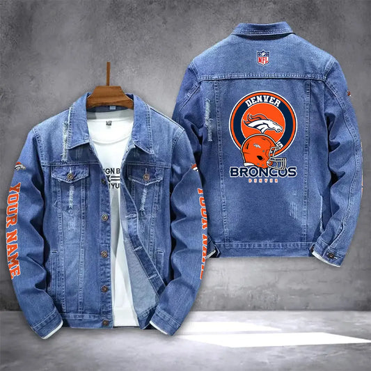 Denver Broncos Denim Jacket AZICOTADJ000038
