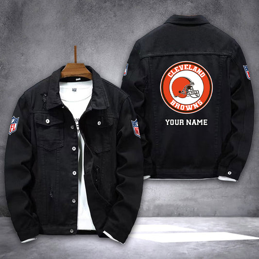 Cleveland Browns Denim Jacket AZICOTADJ000067