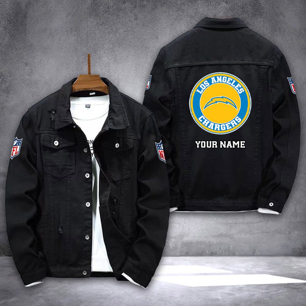 Los Angeles Chargers Denim Jacket AZICOTADJ000080