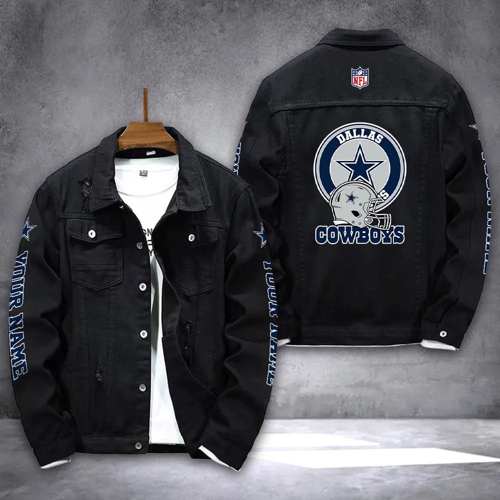 Dallas Cowboys Denim Jacket AZICOTADJ000051