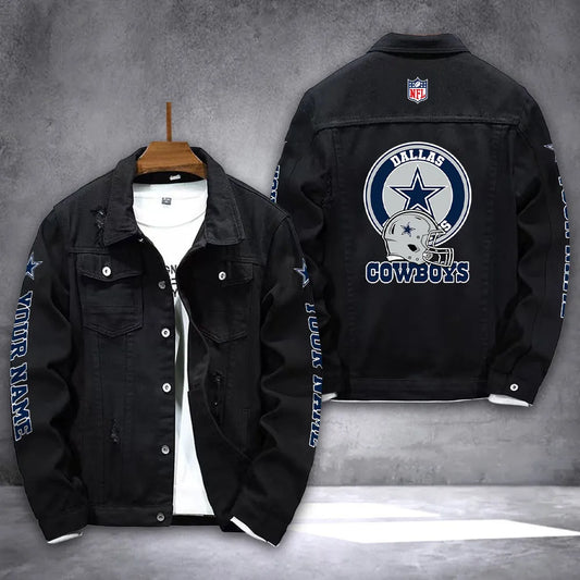 Dallas Cowboys Denim Jacket AZICOTADJ000051