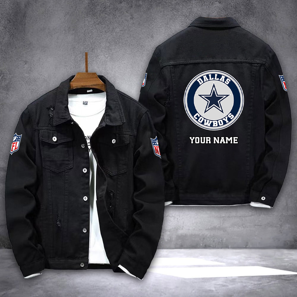 Dallas Cowboys Denim Jacket AZICOTADJ000083