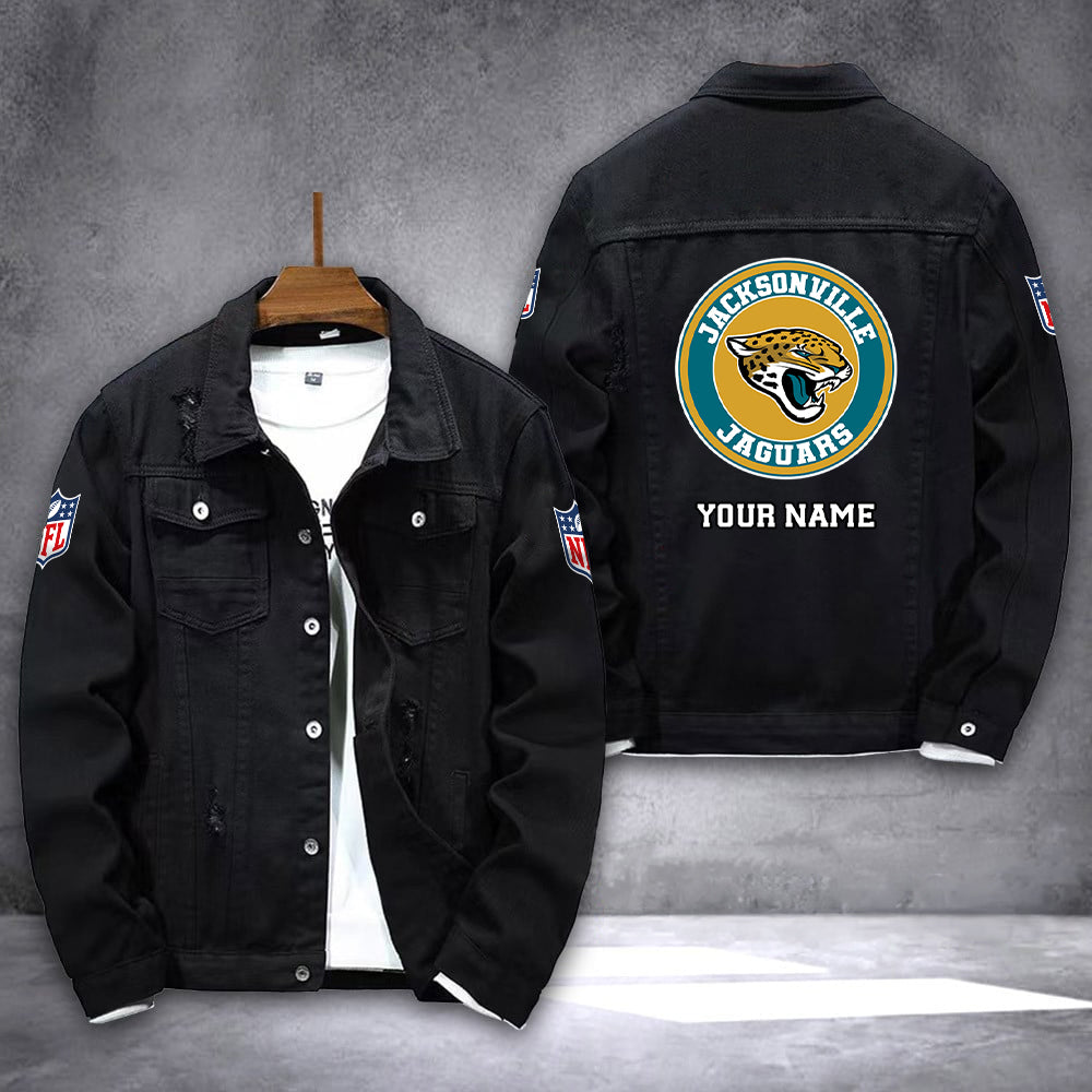 Jacksonville Jaguars Denim Jacket AZICOTADJ000079