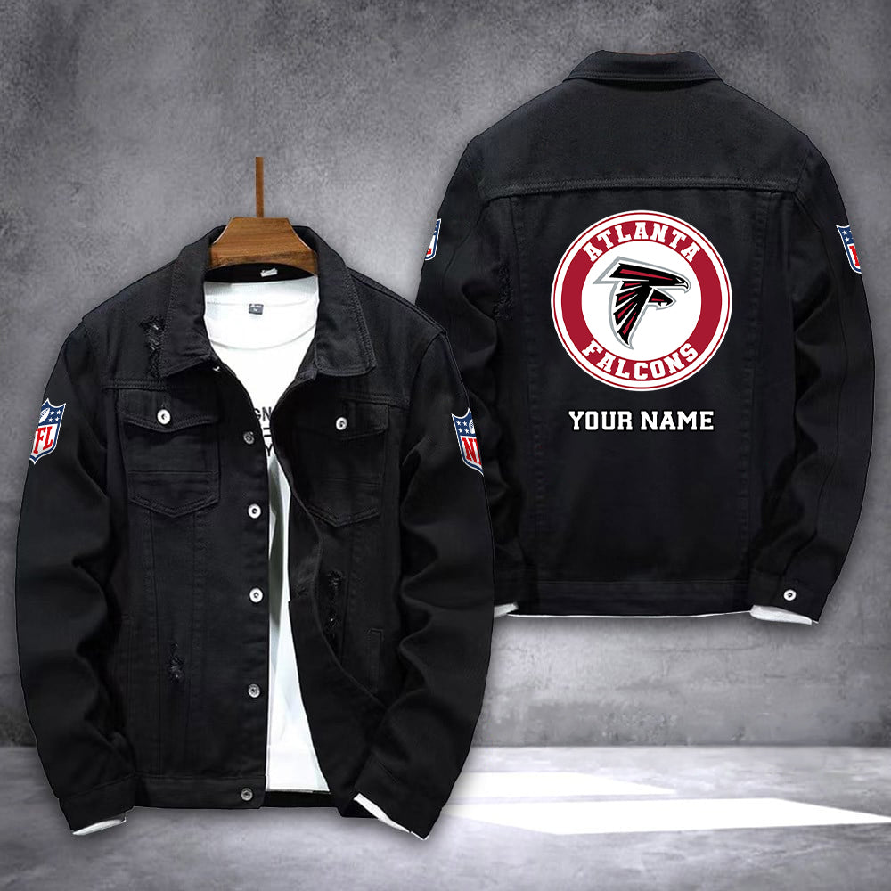 Atlanta Falcons Denim Jacket AZICOTADJ000092