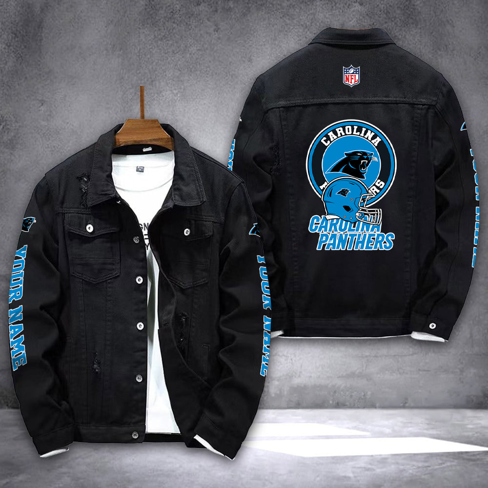 Carolina Panthers Denim Jacket AZICOTADJ000063