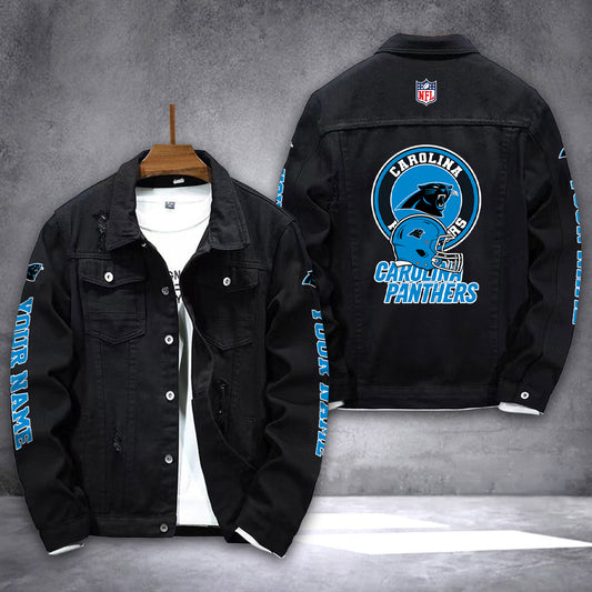 Carolina Panthers Denim Jacket AZICOTADJ000063