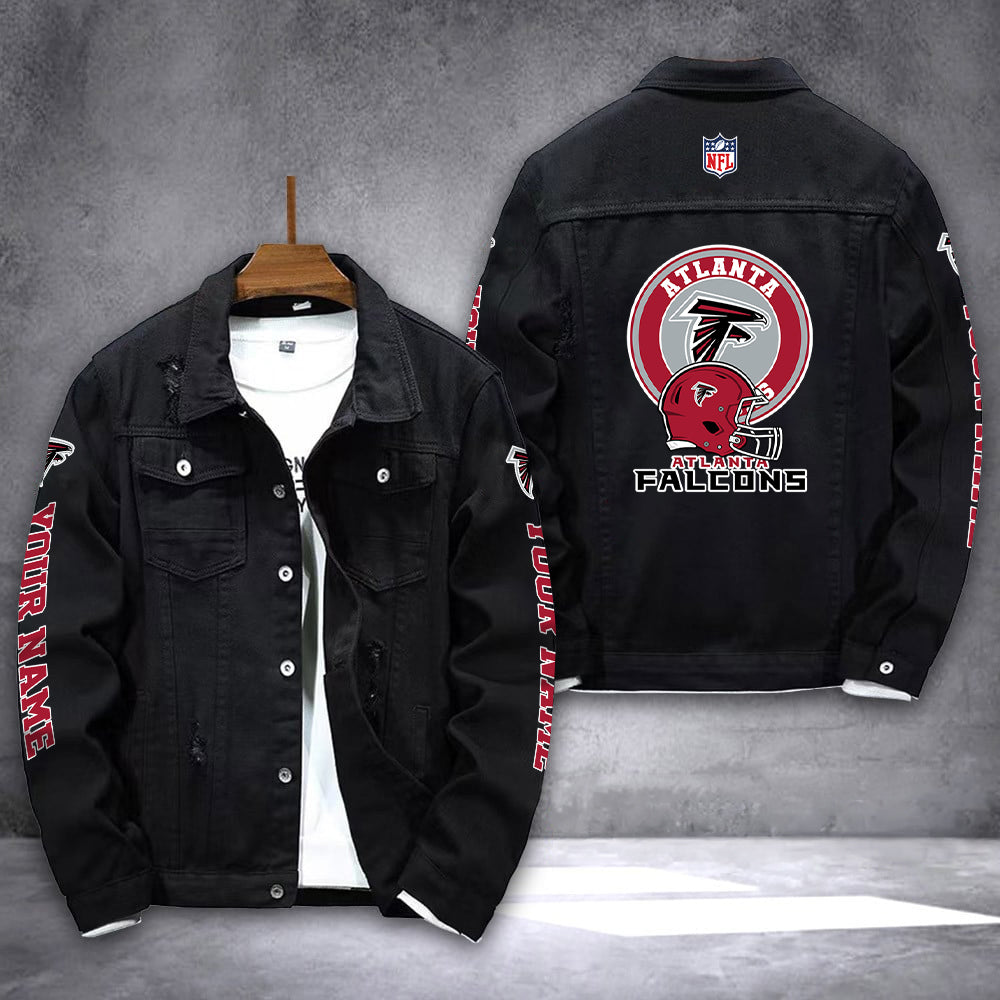 Atlanta Falcons Denim Jacket AZICOTADJ000060