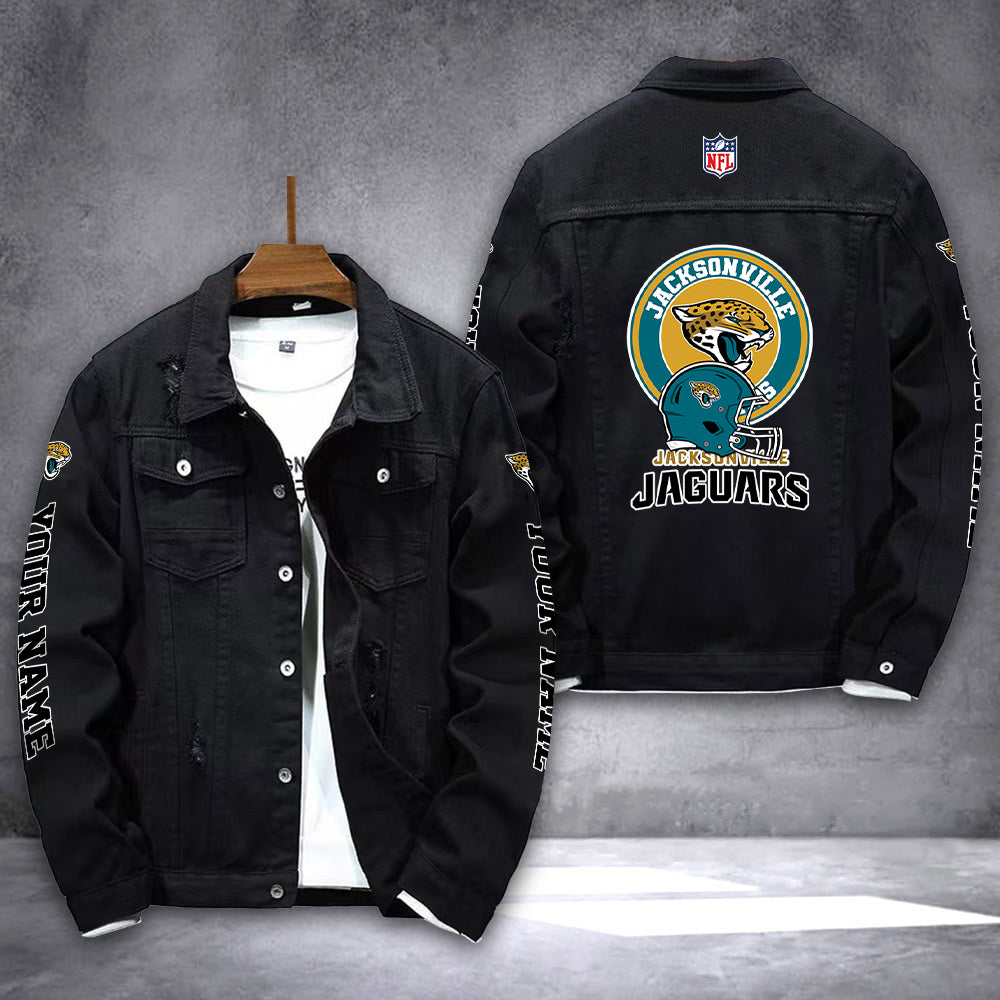 Jacksonville Jaguars Denim Jacket AZICOTADJ000047