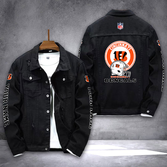 Cincinnati Bengals Denim Jacket AZICOTADJ000043