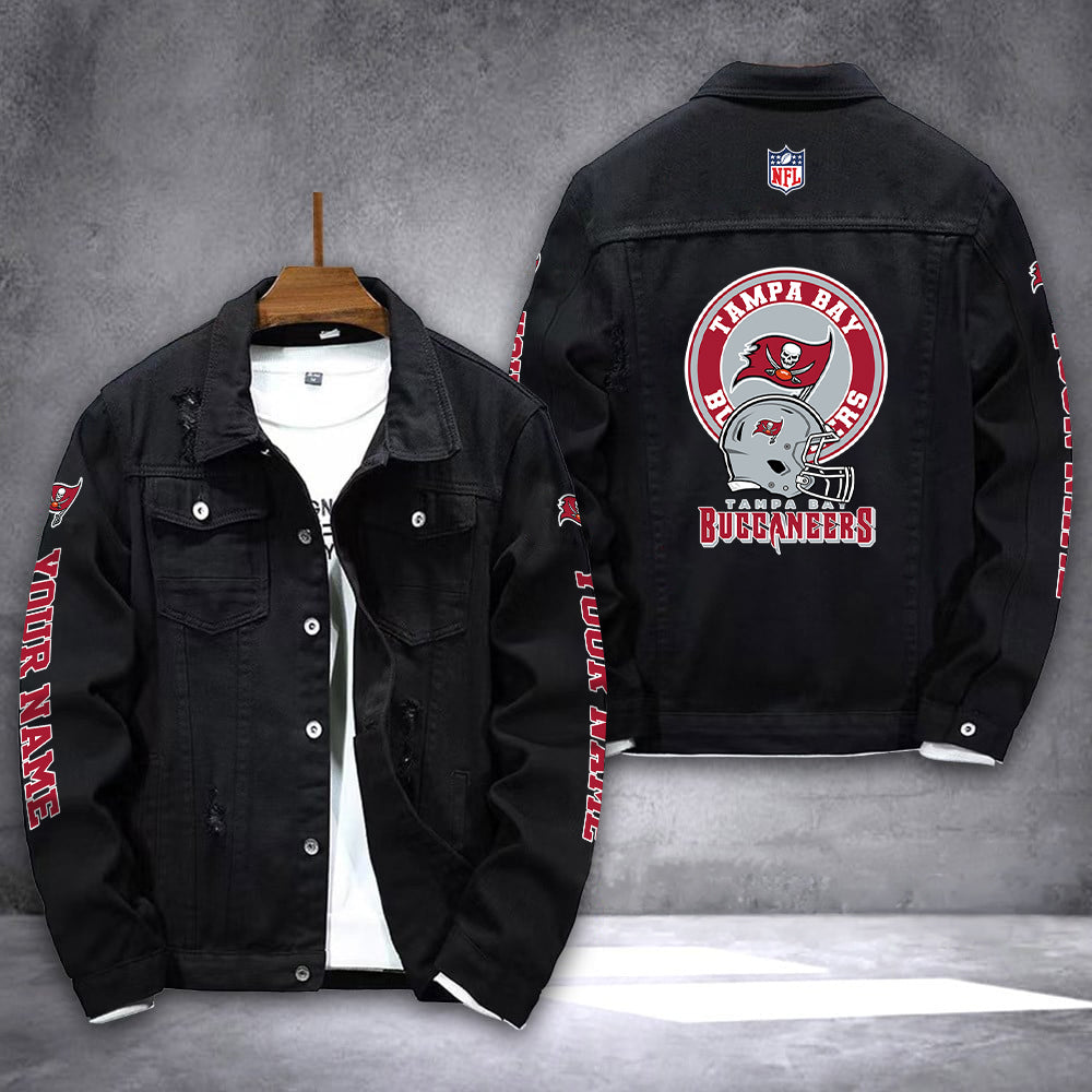 Tampa Bay Buccaneers Denim Jacket AZICOTADJ000059