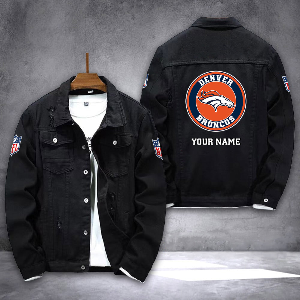 Denver Broncos Denim Jacket AZICOTADJ000070