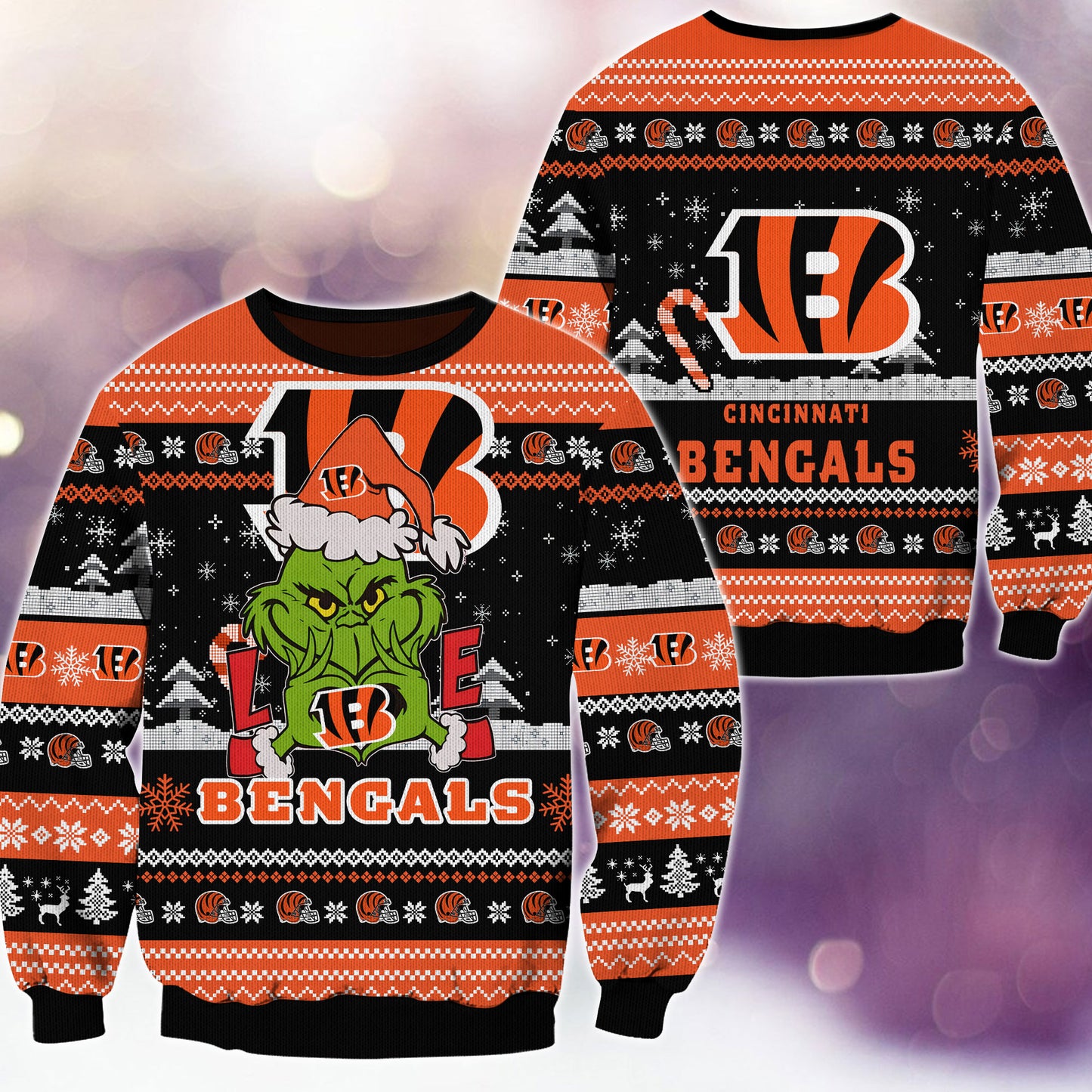 Cincinnati Bengals Premium Ugly Christmas Sweater AZBTUSW000280