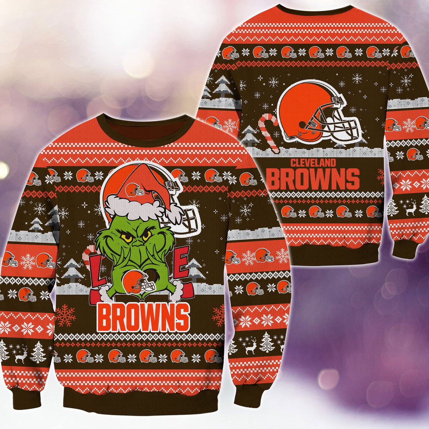 Cleveland Browns Premium Ugly Christmas Sweater AZBTUSW000281
