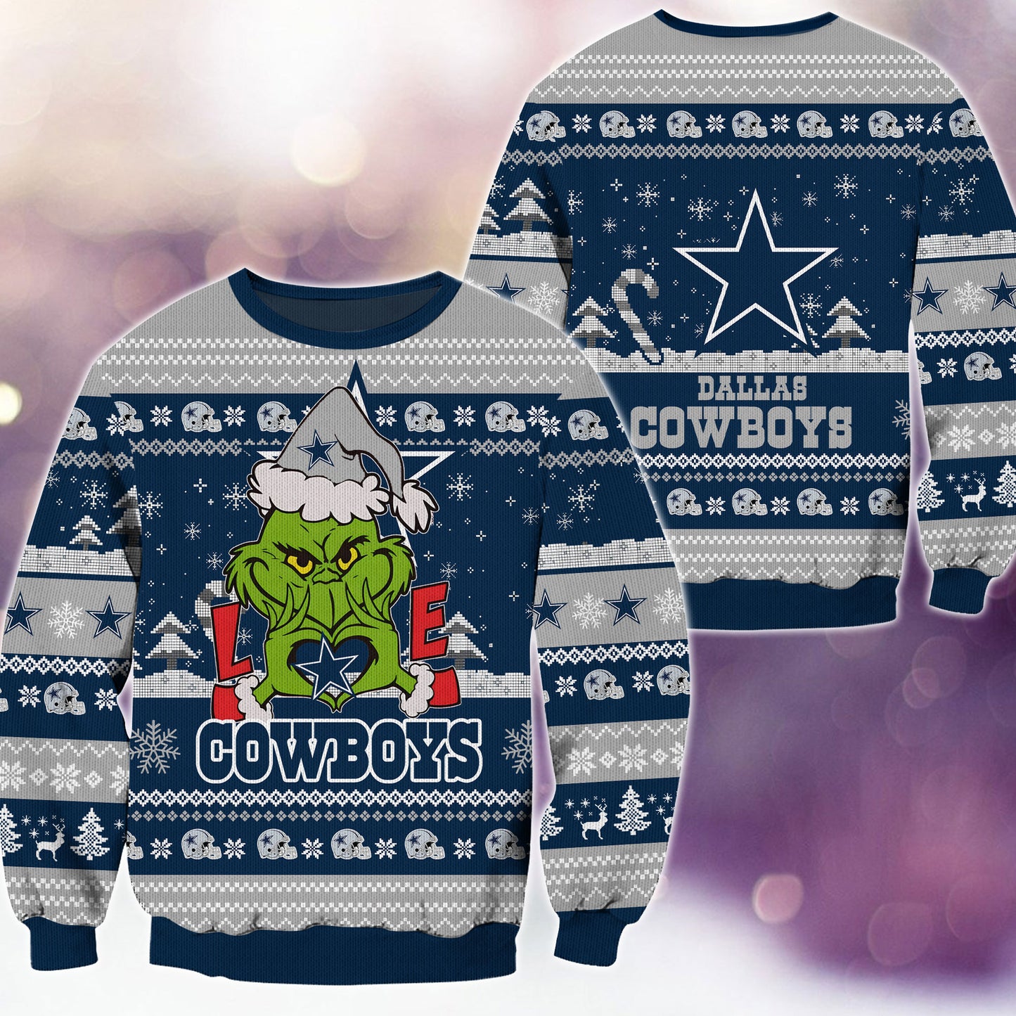 Dallas Cowboys Premium Ugly Christmas Sweater AZBTUSW000282