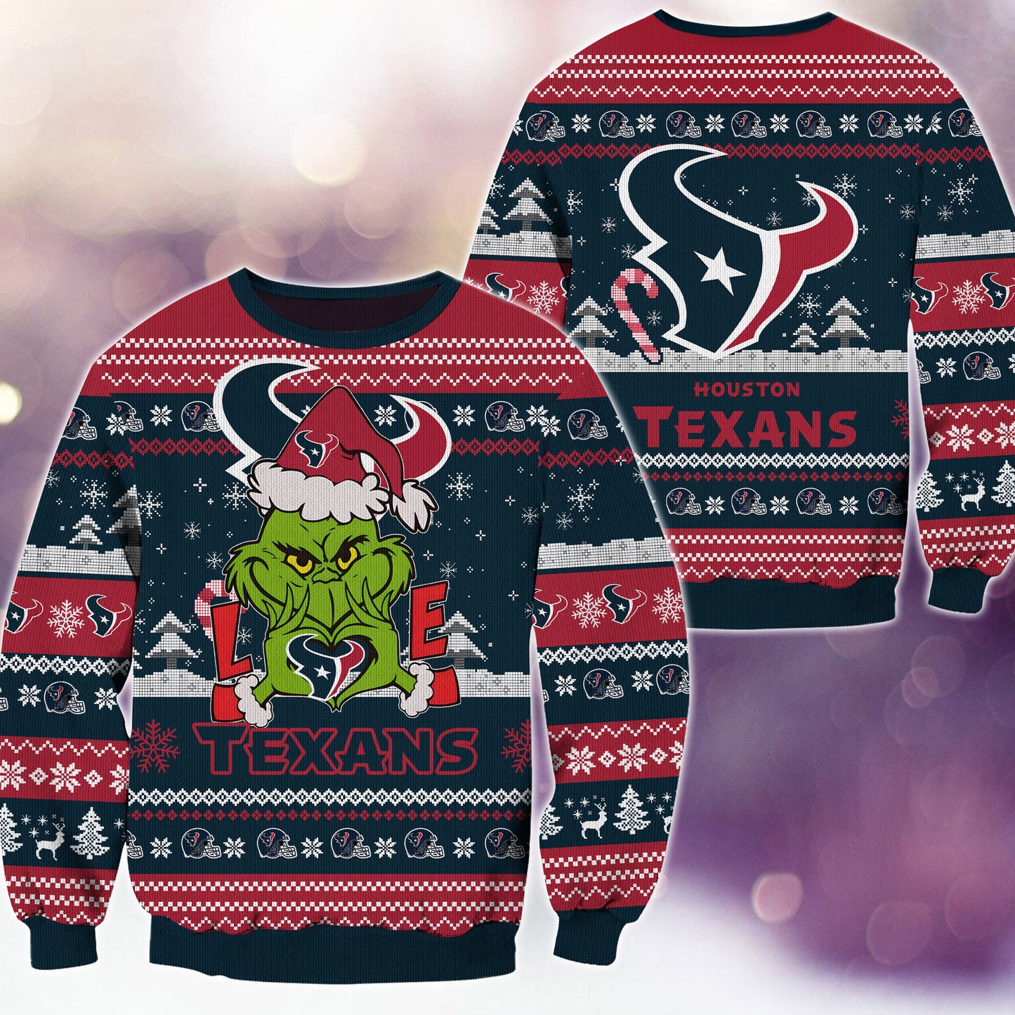 Houston Texans Premium Ugly Christmas Sweater AZBTUSW000286