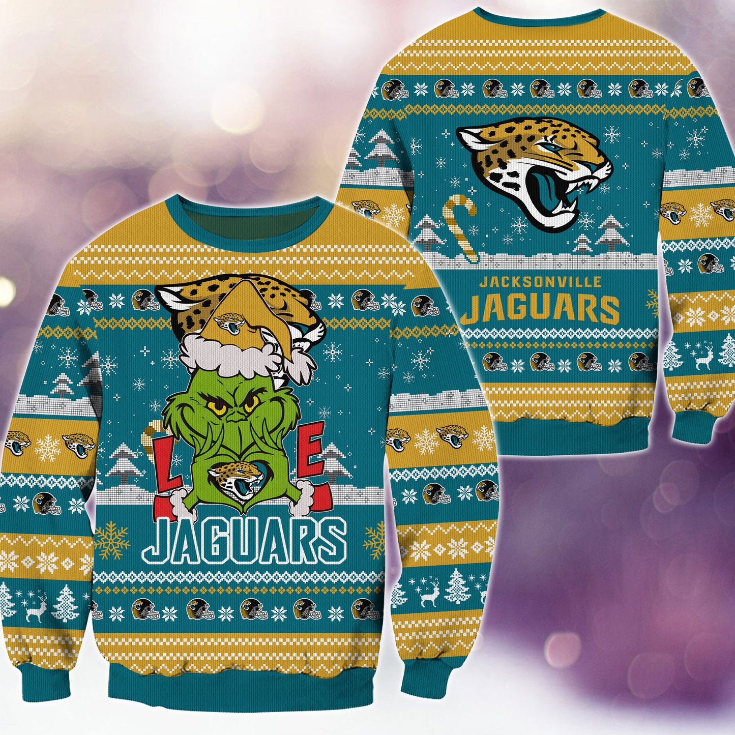 Jacksonville Jaguars Premium Ugly Christmas Sweater AZBTUSW000288