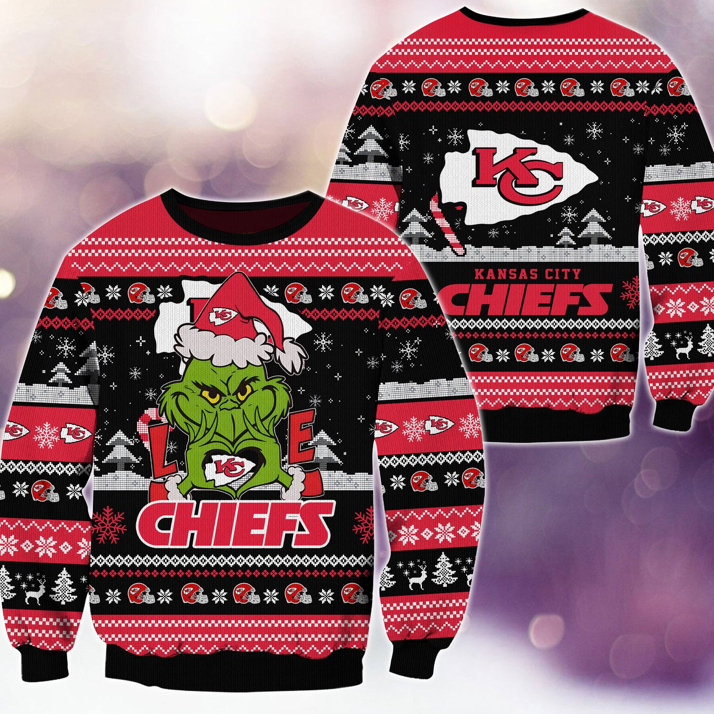 Kansas City Chiefs Premium Ugly Christmas Sweater AZBTUSW000289