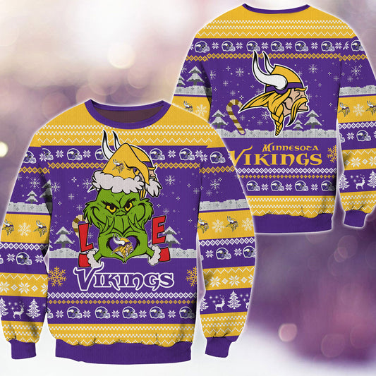 Minnesota Vikings Premium Ugly Christmas Sweater AZBTUSW000296