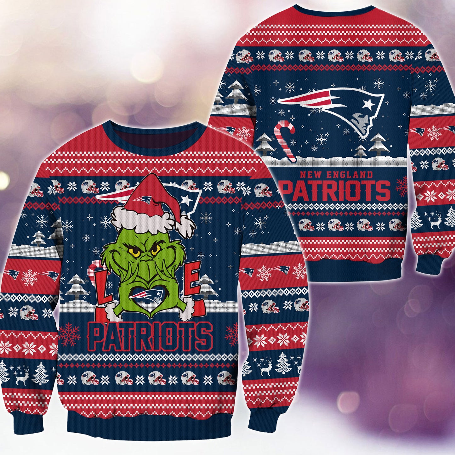 New England Patriots Premium Ugly Christmas Sweater AZBTUSW000297