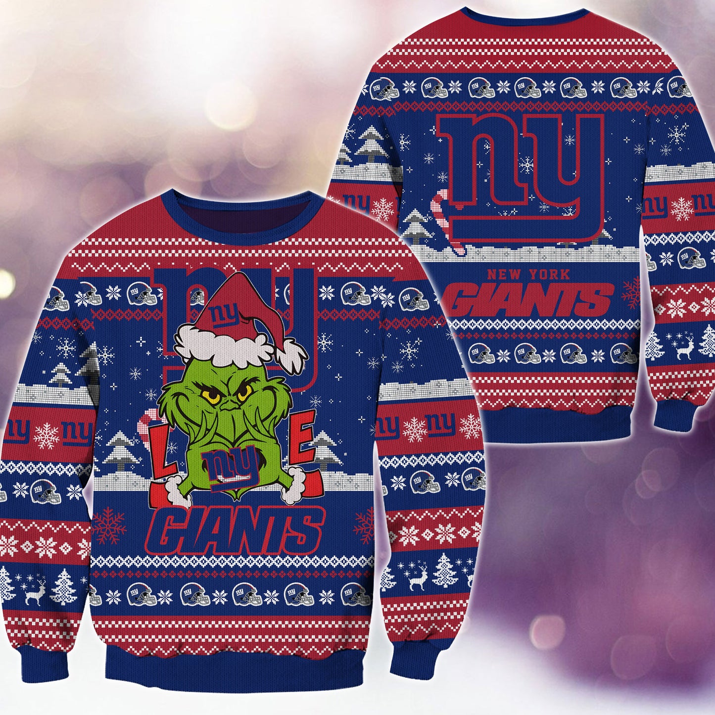 New York Giants Premium Ugly Christmas Sweater AZBTUSW000299