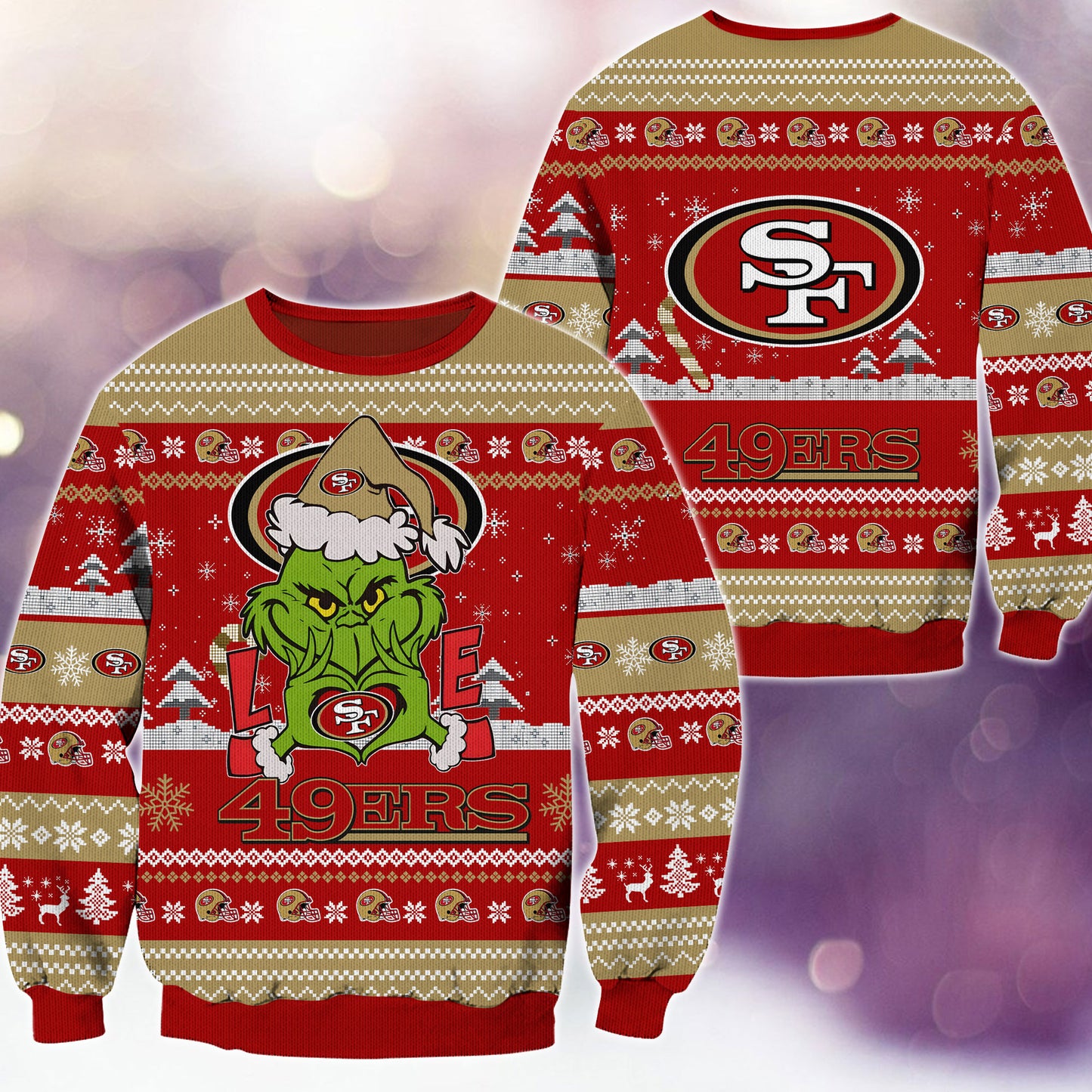 San Francisco 49ers Premium Ugly Christmas Sweater AZBTUSW000274