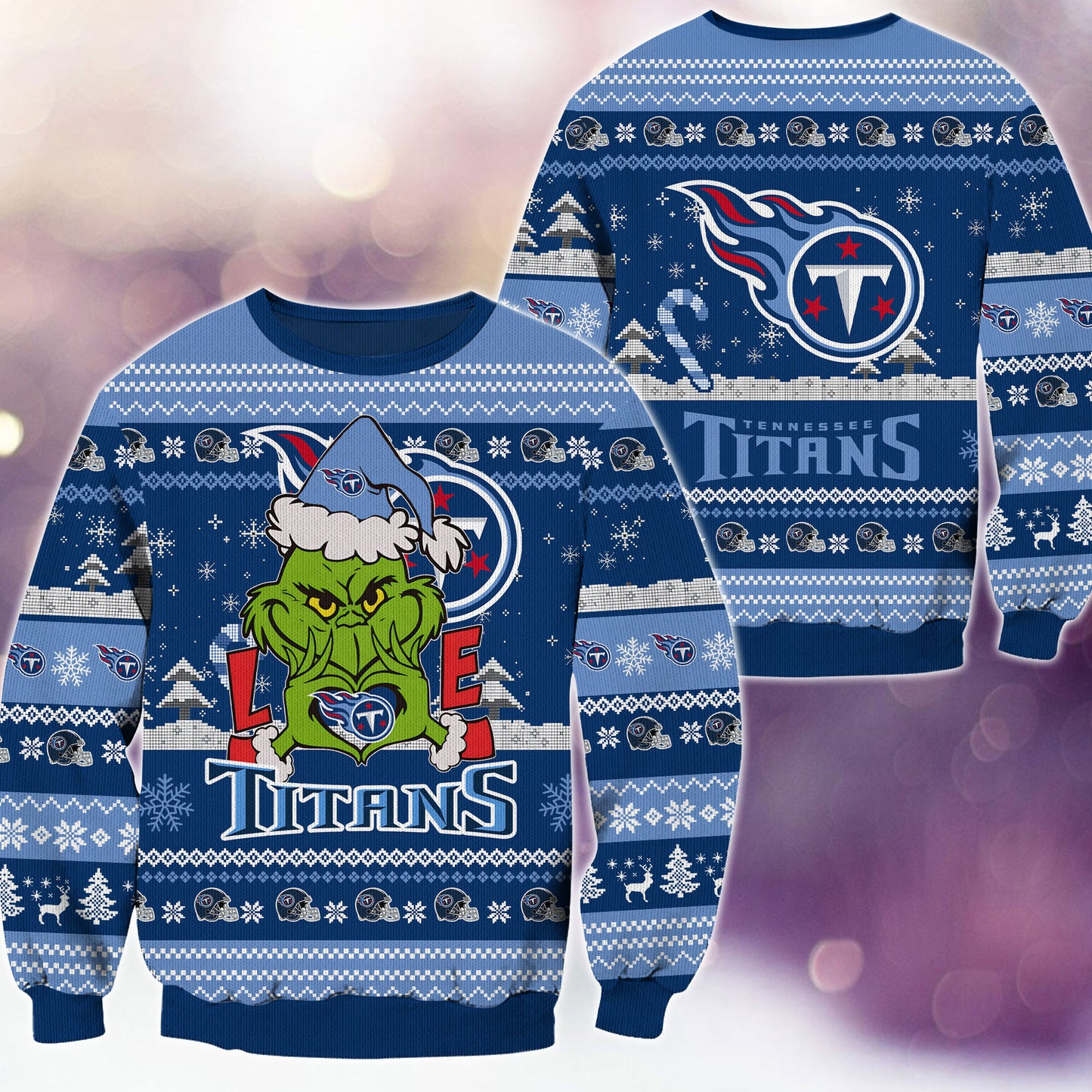 Tennessee Titans Premium Ugly Christmas Sweater AZBTUSW000277