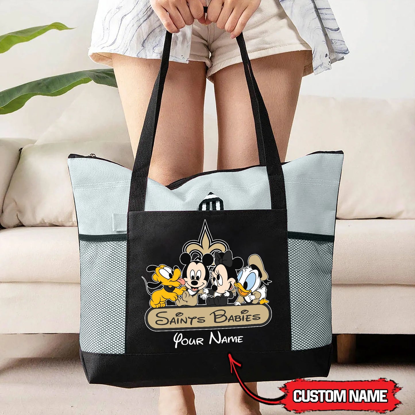 New Orleans Saints Personalized Babies Tote Bag AZBTBTB000001