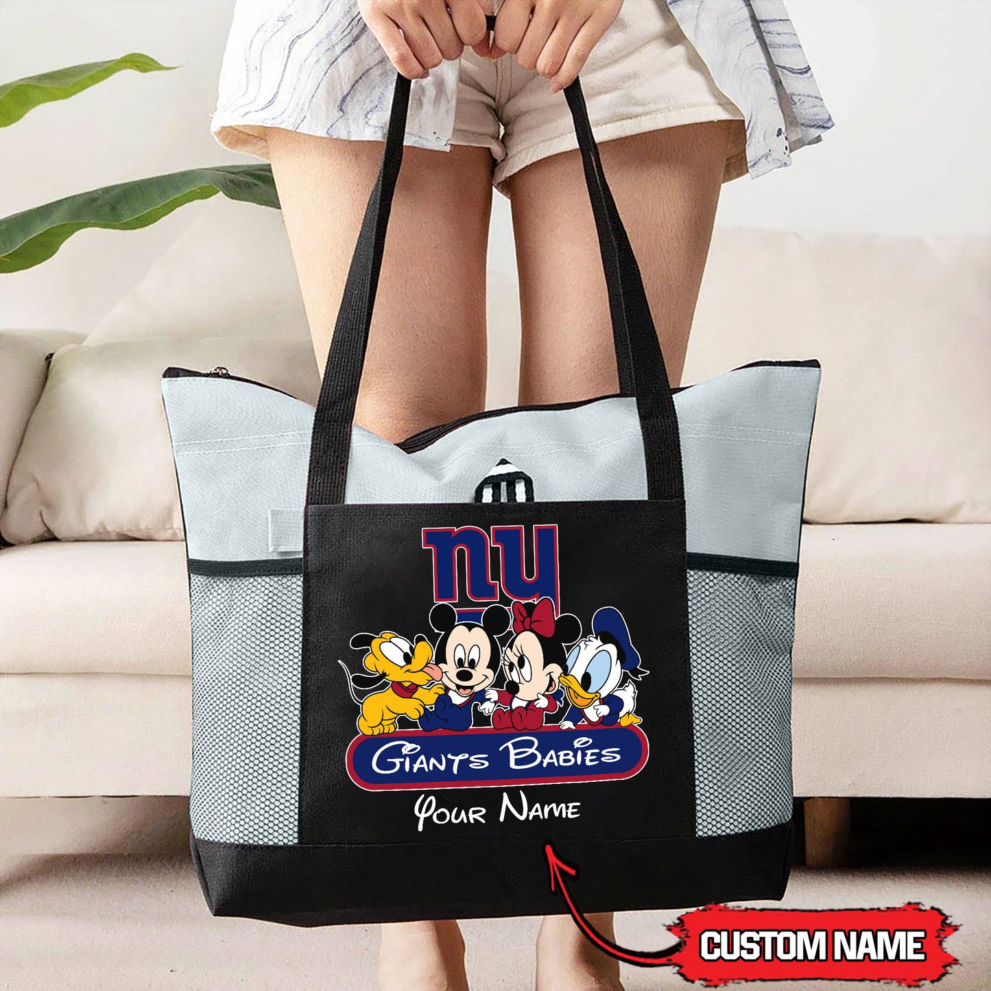New York Giants Personalized Babies Tote Bag AZBTBTB000002