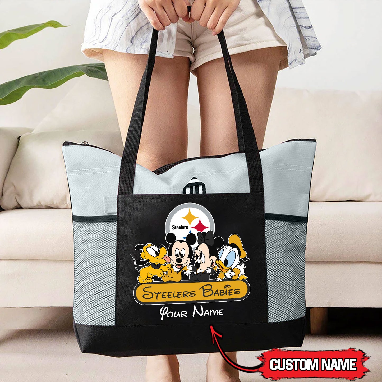 Pittsburgh Steelers Personalized Babies Tote Bag AZBTBTB000006
