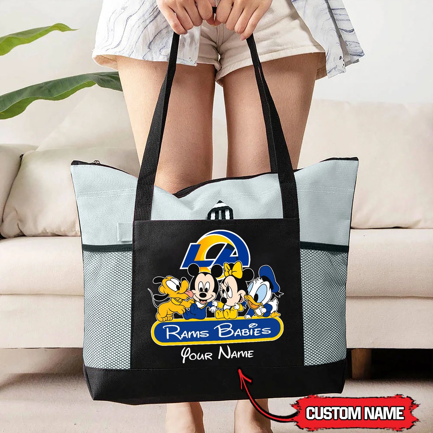 Los Angeles Rams Personalized Babies Tote Bag AZBTBTB000007