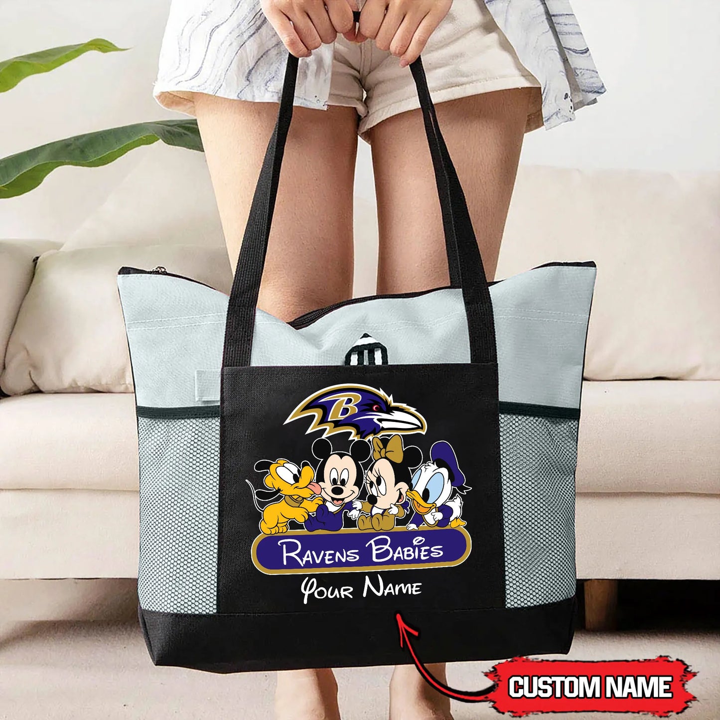 Baltimore Ravens Personalized Babies Tote Bag AZBTBTB000023