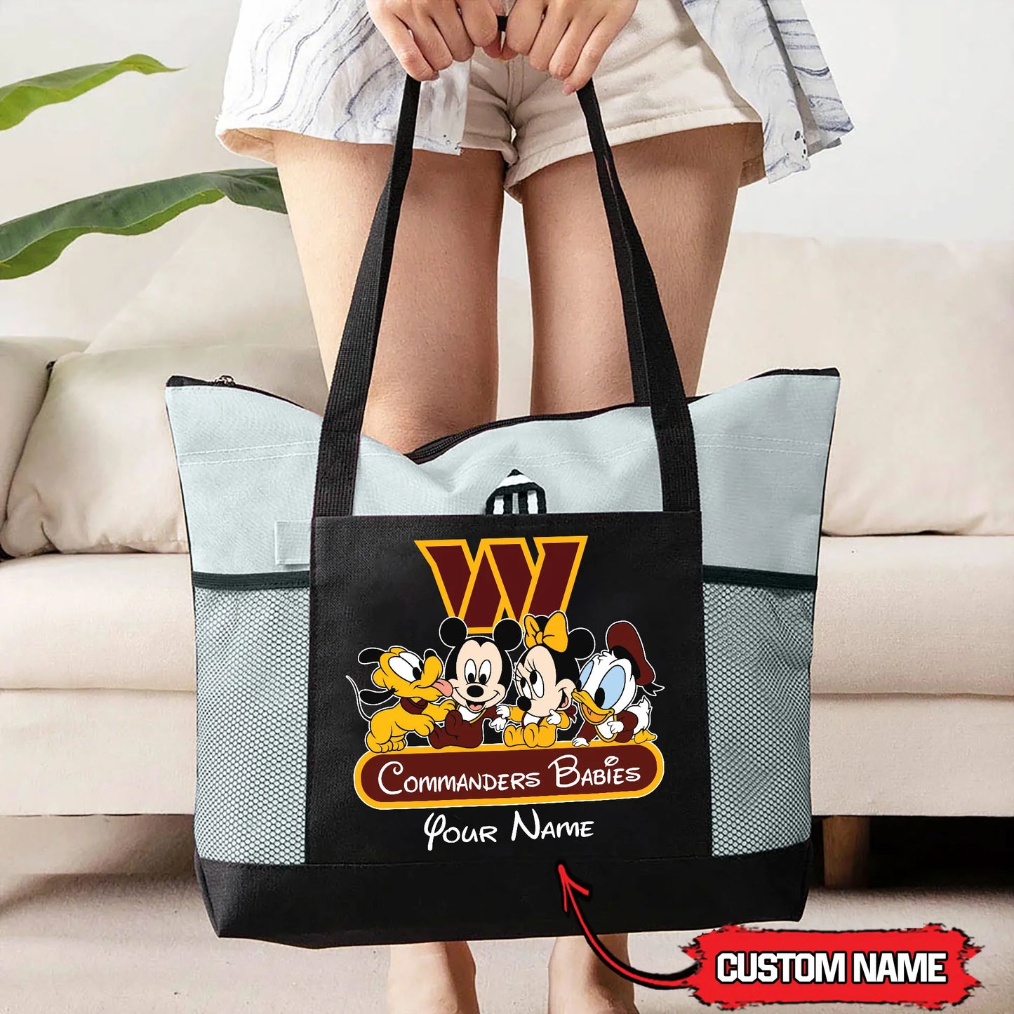 Washington Commanders Personalized Babies Tote Bag AZBTBTB000016