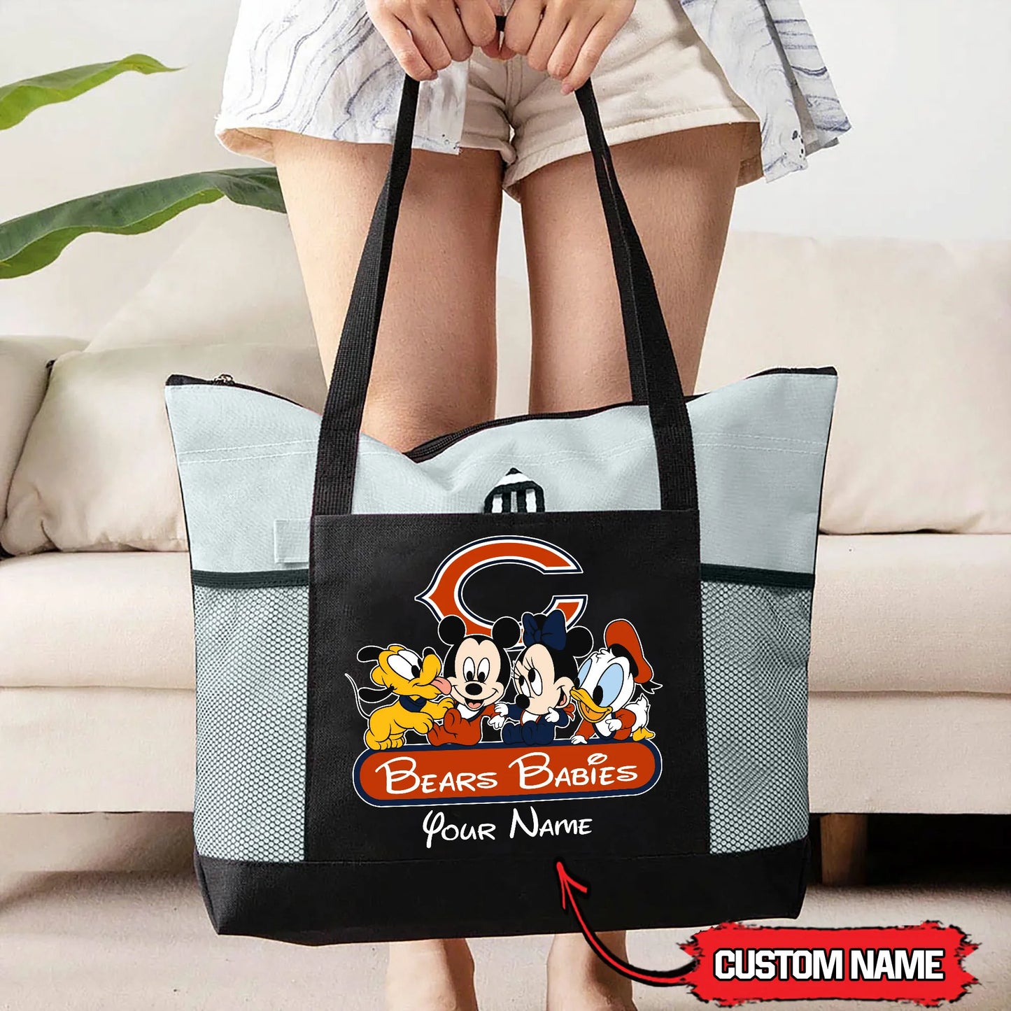 Chicago Bears Personalized Babies Tote Bag AZBTBTB000018