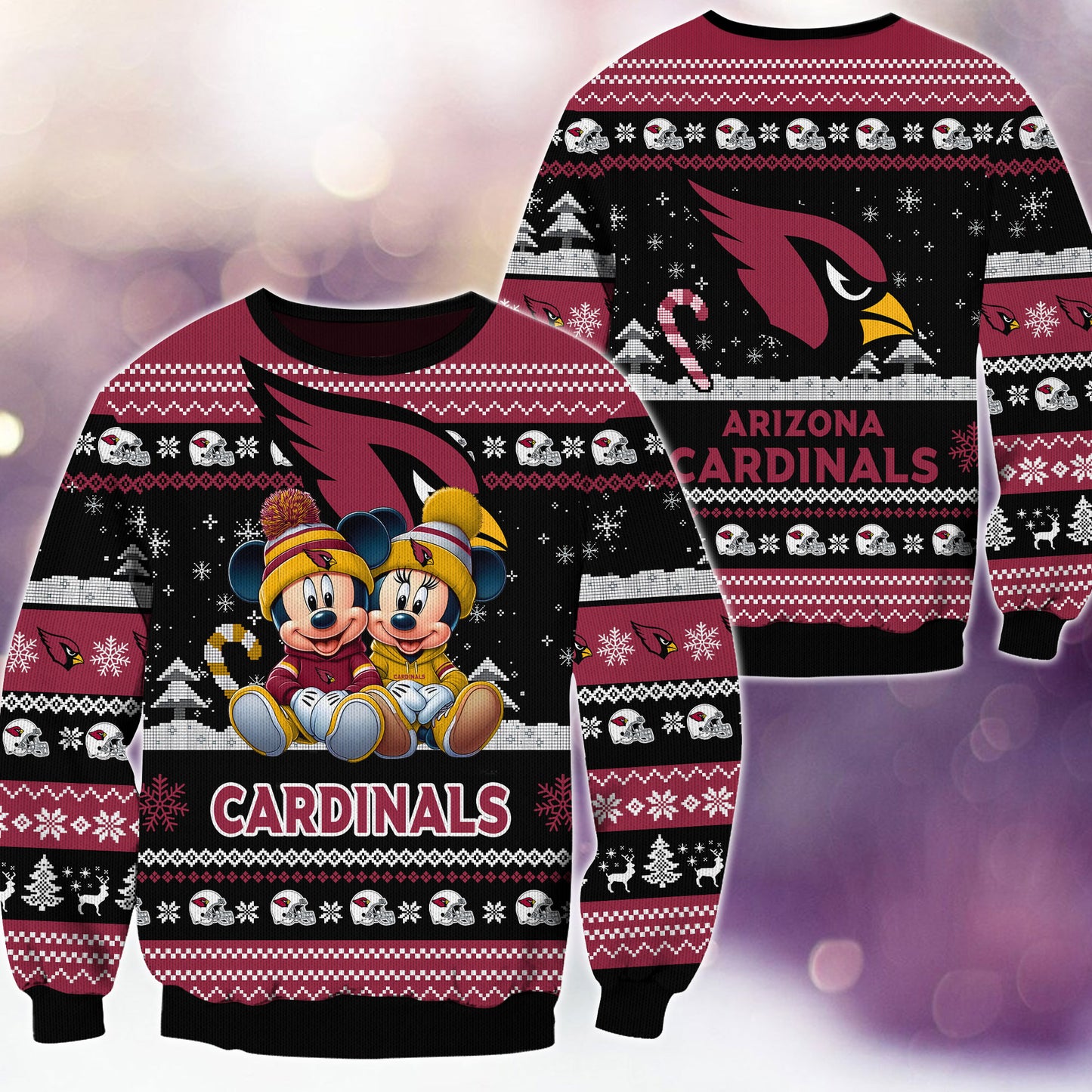 Arizona Cardinals Premium Collections Ugly Christmas Sweater AZBTUSW000362