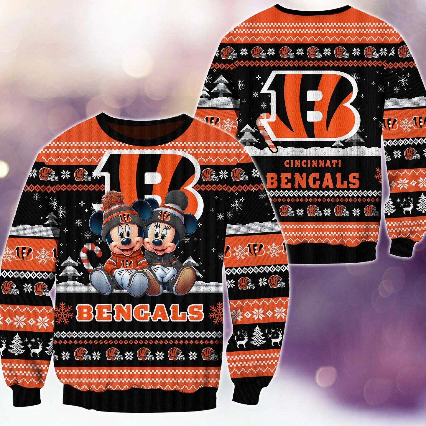 Cincinnati Bengals Premium Collections Ugly Christmas Sweater AZBTUSW000368