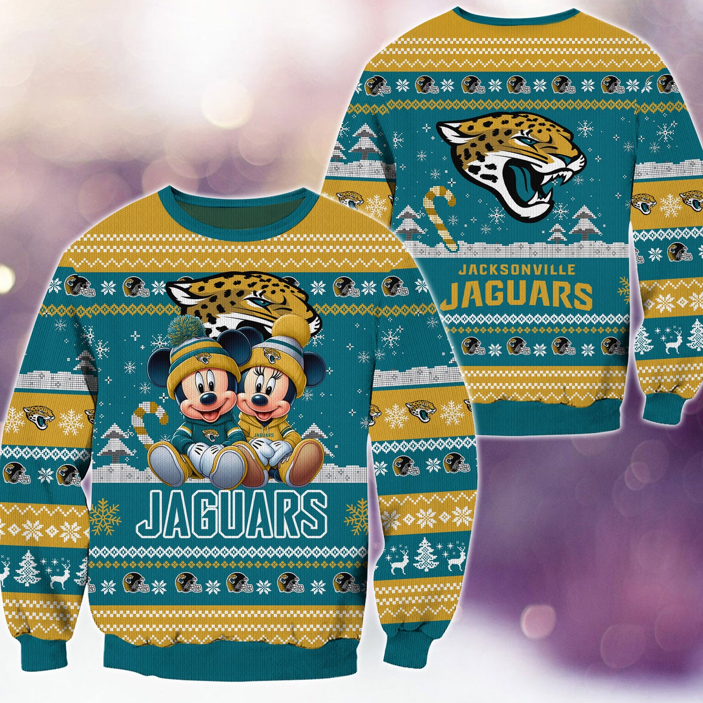 Jacksonville Jaguars Premium Collections Ugly Christmas Sweater AZBTUSW000376