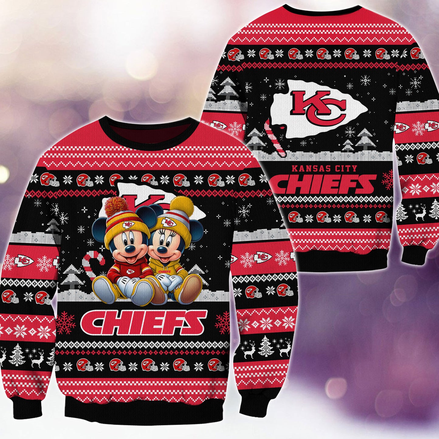 Kansas City Chiefs Premium Collections Ugly Christmas Sweater AZBTUSW000377