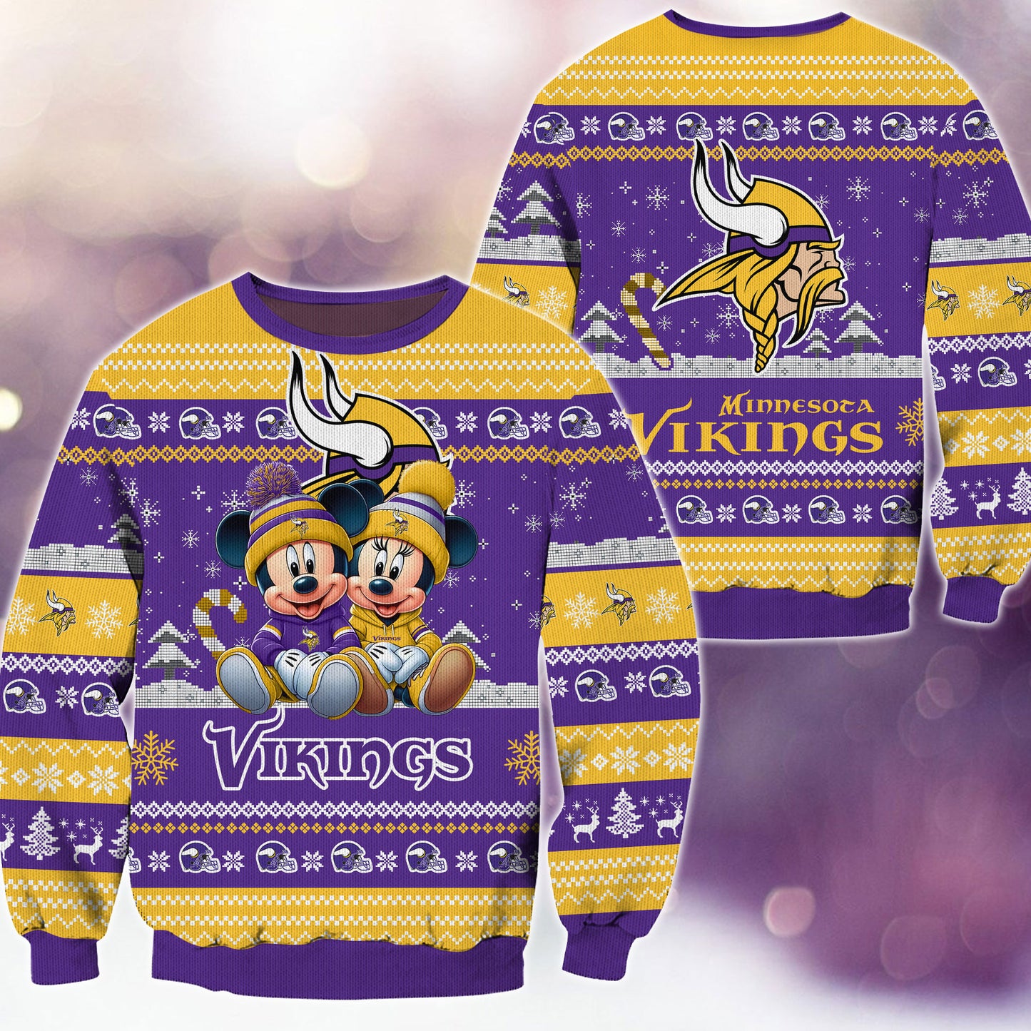 Minnesota Vikings Premium Collections Ugly Christmas Sweater AZBTUSW000353