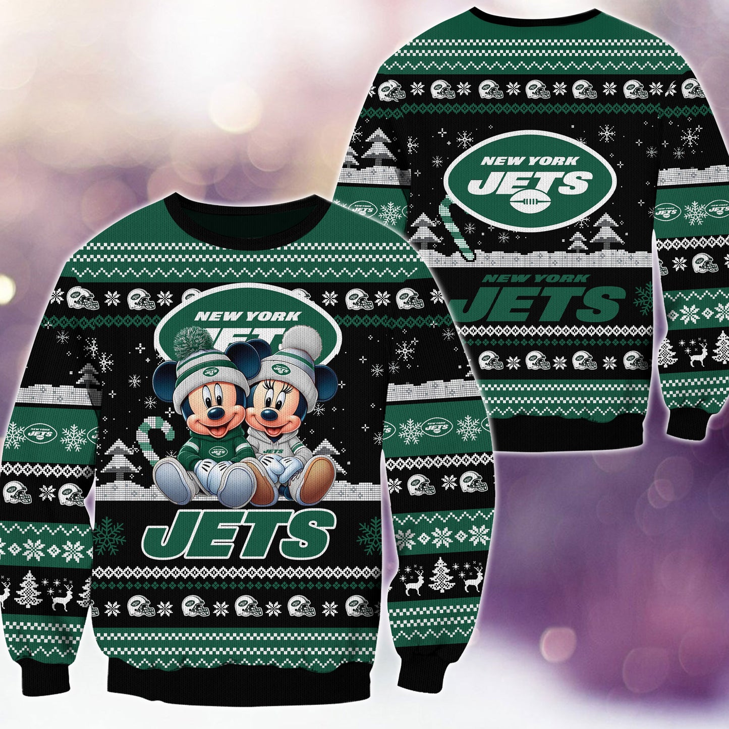 New York Jets Premium Collections Ugly Christmas Sweater AZBTUSW000357
