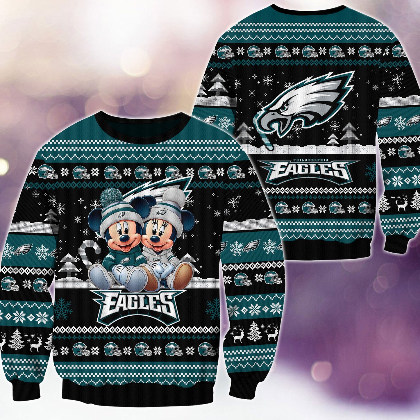 Philadelphia Eagles Premium Collections Ugly Christmas Sweater AZBTUSW000359